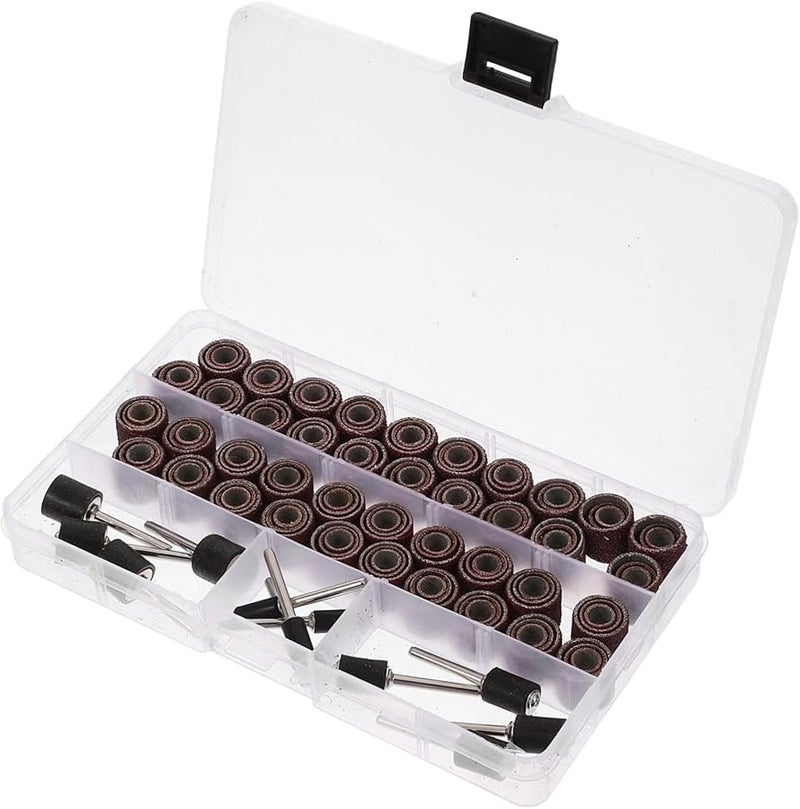 Balacoo 132pcs Drum Sander Set Sandpaper Sleeves Mandrels For Drill Polishing - Image 1